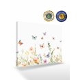 thumbnail image 2 of Spring Floral Wall Art for Living Room,Canvas Picture Wall Decor for Bathroom Bedroom,Butterfly Summer Botanical Watercolor Painting Artwork for Office Kitchen Hallway Dining Room Home Decor 20"x24", 2 of 8