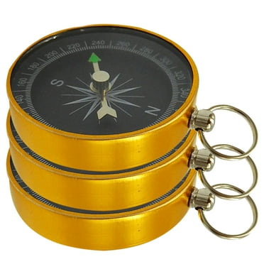 unbranded  3 Pcs Waterproof Pocket Compass Compasses for Navigation Camping Travel