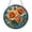 Acrylic 3.5 Inch, variant on Orange Rose Stained Glass Suncatcher Window Hanging, Floral Garden Window Decor for Spring Home Decoration, Stained Glass Style Rose Window Art, Botanical Window Accent, Decorative Floral Gift Idea