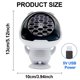 thumbnail image 3 of Wosthever El proyector LED portátil crea una atmósfera festiva con tema de astronauta, alimentación USB, hogar navideño Iluminación navideña copo de nieve blanco, 3 of 6