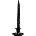 thumbnail image 6 of SLYNSHome Twisted Unscented Taper Candles, Dripless Spiral Long Candlesticks,Black Decorative Embossed Table Candles For Holiday Dinner Mantel Indoor Home Decor, 6 of 6
