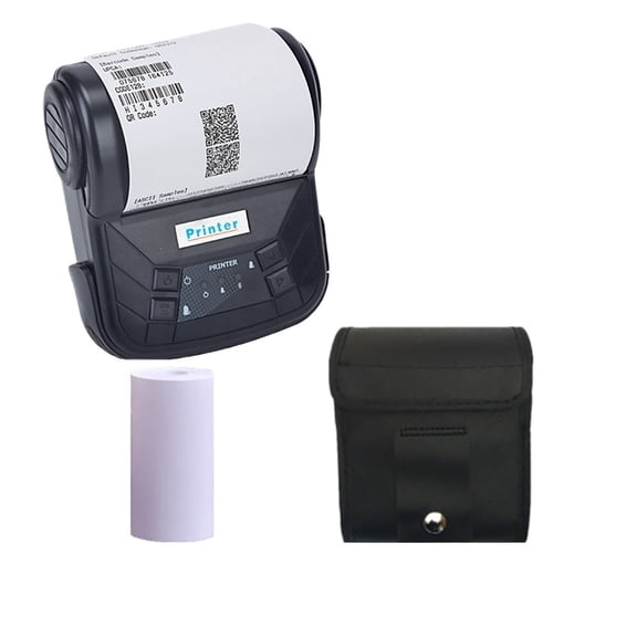 Mini Portable Handheld POS Thermal Bluetooth Bill 80mm Printer ,Fast-Drying Ink with Crisp Output