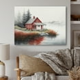 thumbnail image 2 of Designart Cottage By The Lake V Canvas Wall Art, 2 of 5