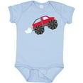 thumbnail image 3 of Inktastic Red Monster Truck Action Boys or Girls Baby Bodysuit, 3 of 5