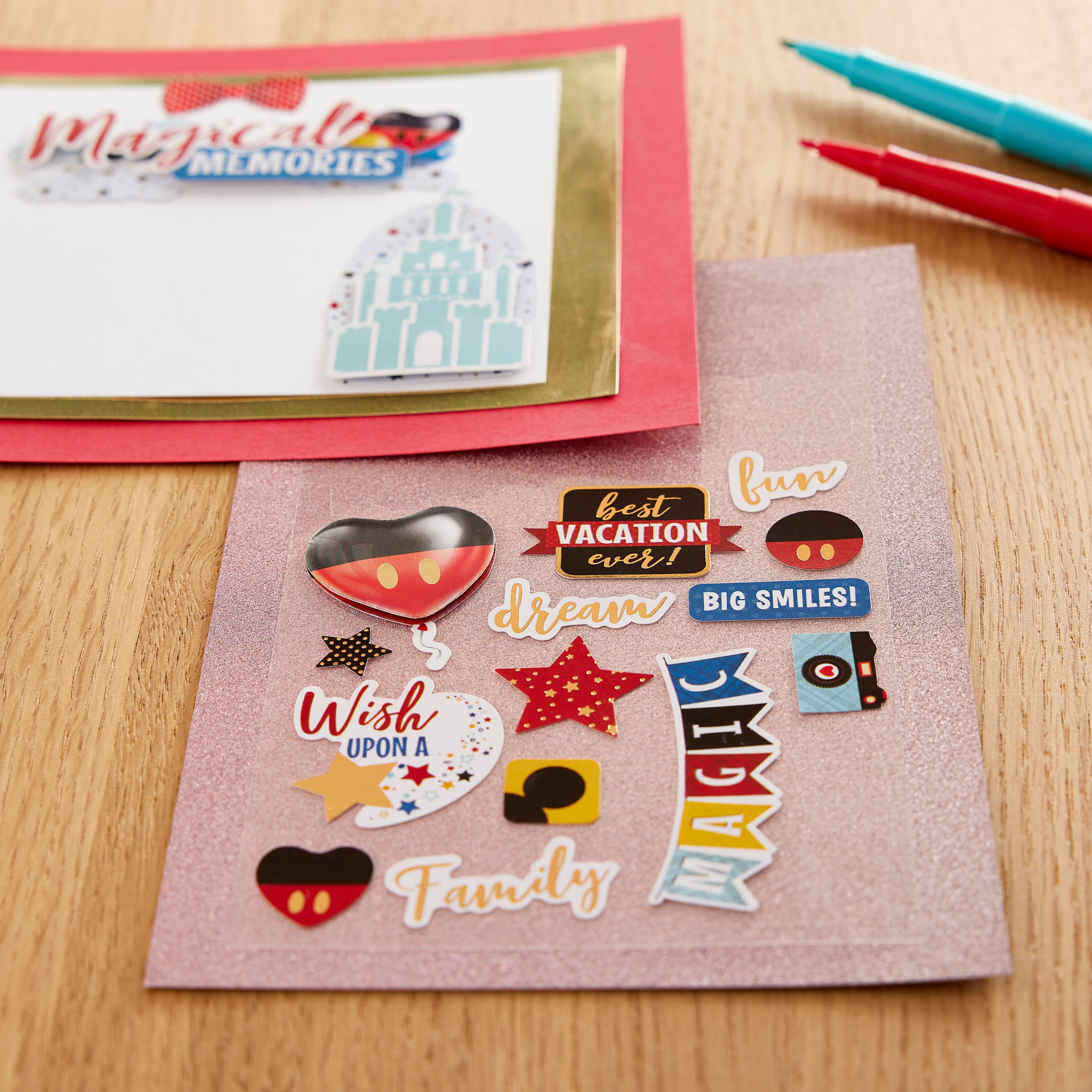 Recollections Magical Memories Stickers, 12 Pack