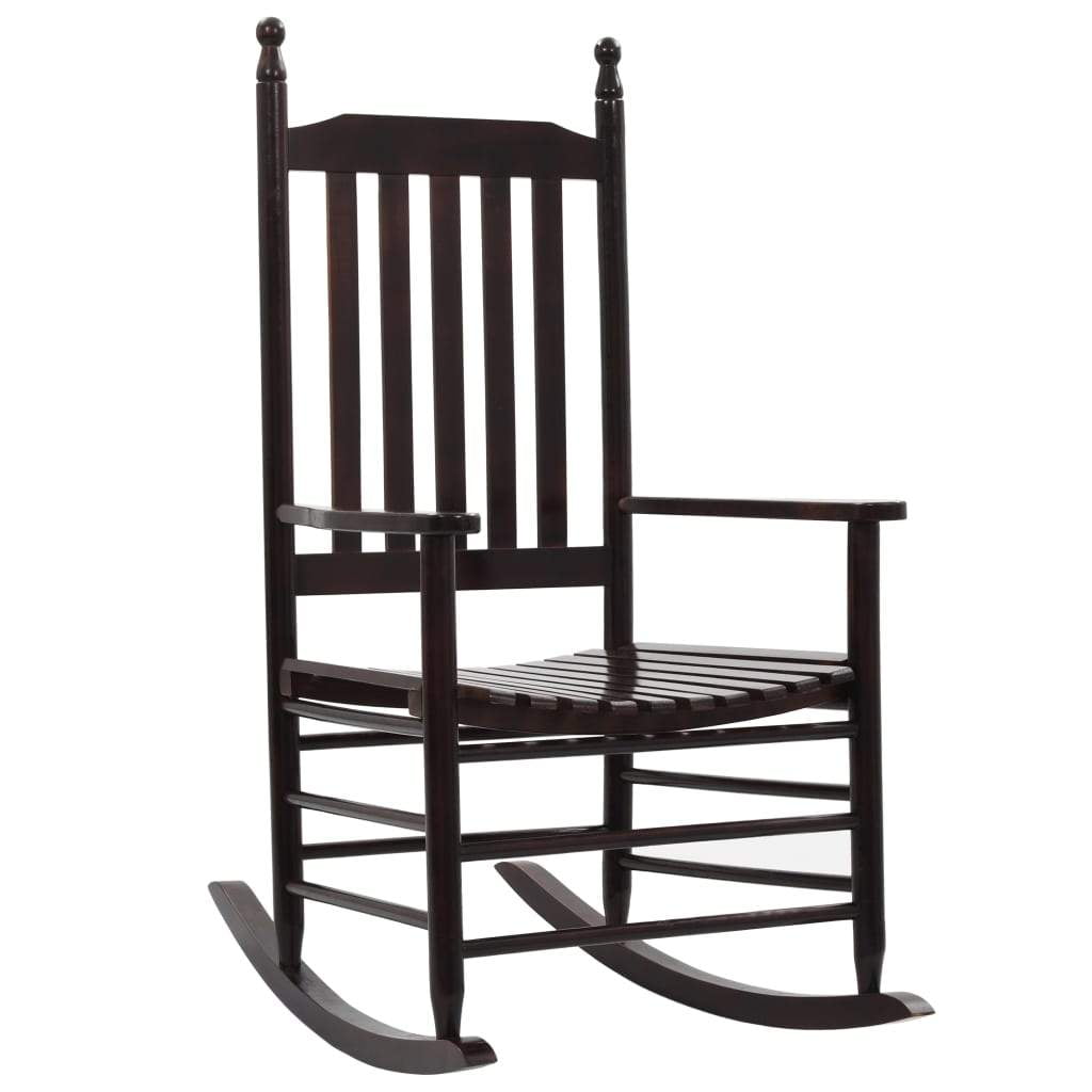 bradley black jumbo slat wood outdoor patio rocking chair