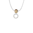 thumbnail image 2 of Delight Jewelry Silvertone Best Friend Eternity Ring Mia Monkey Charm Necklace, 2 of 4