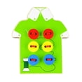 thumbnail image 1 of Juguetes para Niños Botón de Enhebrado de Tarjeta de Cordones Juegos Educativos - perfke Juguete de madera, 1 of 8