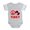 Heather Gray, variant on CafePress - Peace Love Tibet - Cute Infant Baby Football Bodysuit