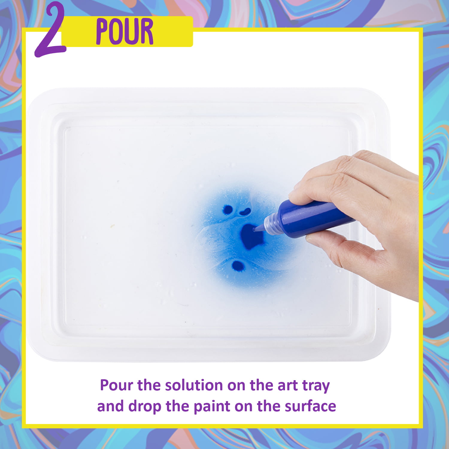 Marble Painting Kit - 12 colours - My Little Room