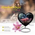 thumbnail image 5 of Pink Lilly With Water Cremation - Urns For Women Human Ashes - Keepsake - 3 Inch - Pack Of 2 - Small Urn For Human Ashes Keepsake - Ash Urns For Humans - Urn For Ashes For Men, 5 of 5