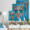 thumbnail image 5 of Design Art - Leopard with Mirror Sunglasses, 5 of 5