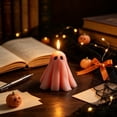 thumbnail image 5 of Dalxymotic Ghost Candle, Spooky Figurine Wax Decor, Decorative Desk Ornament Accent, Cute Spooky Party Gift Idea, Ghost Candle Decoration Gift for Home, Table, Desk, Mantel, 5 of 7