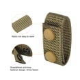 thumbnail image 4 of Unique Bargains Belt Keeper, Nylon Webbing Loop Holder with Double Snaps Belt Security Fixing, Khaki 4 Pack, 4 of 6