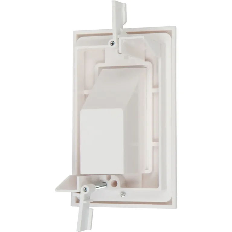 Buyer's Point Recessed Low Voltage Cable Wall Plate, Easy to Mount Outlet  to Hide & Pass