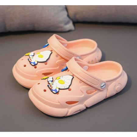 

Kids Boys Girls Garden Clogs Shoes Slippers Indoor Sandals Toddler Slip On Lightweight Beach Pool Slides