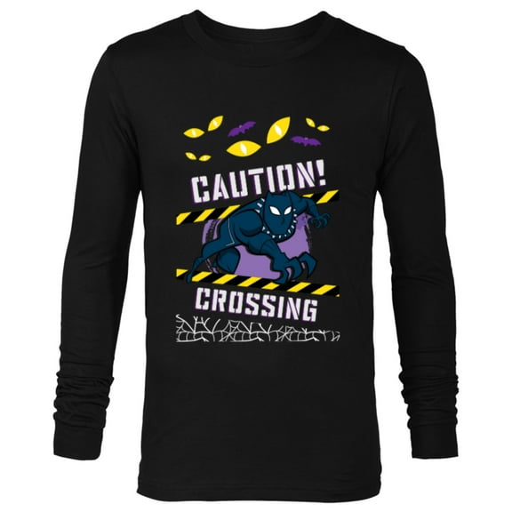 Marvel Studios Black Panther Crossing Halloween - Long Sleeve T-Shirt for Men - Customized-Black