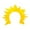 Gold, variant on Star Hairband Photo Booth Prop Eye-Catching Sun Headpiece for Music Festivals Parties and Proms Lightweight Cloth Material for Women and Girls Light Yellow