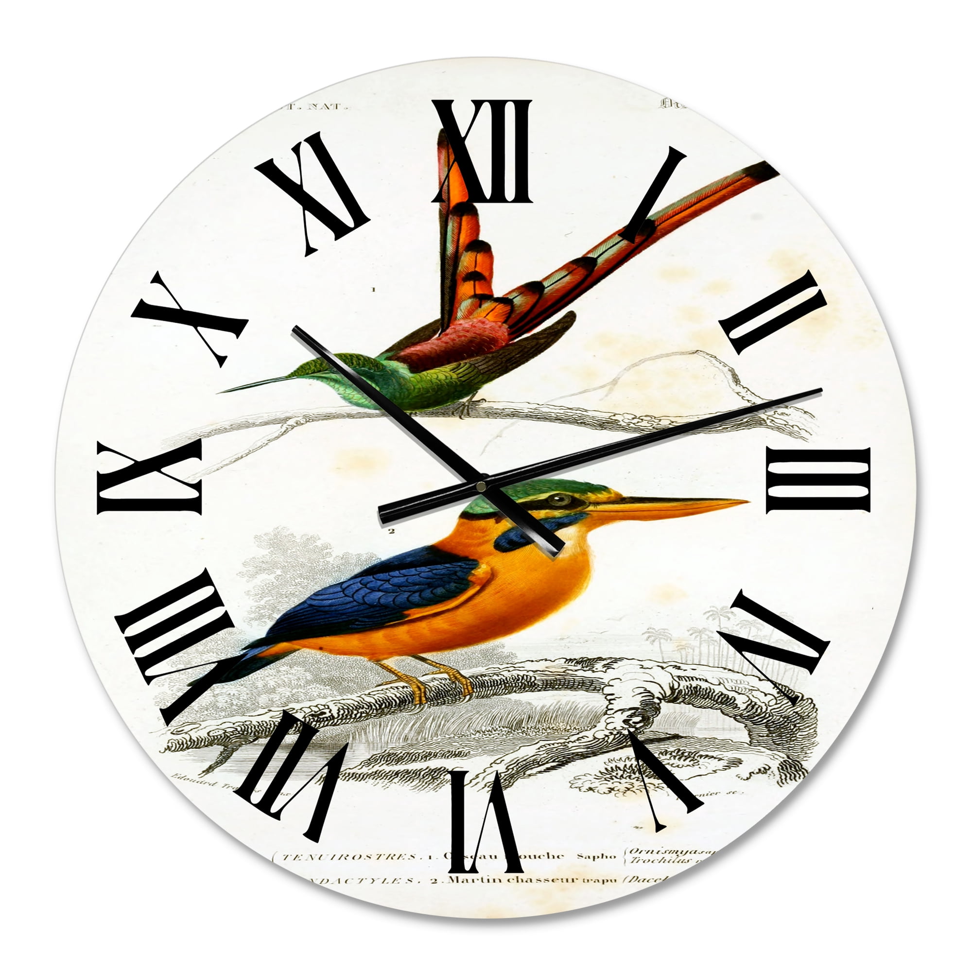 Designart 1 in Quartz Traditional Wall Clock