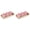 Pink, variant on CSSJKYJ 2PCS Shower Soap Holder | Carbon Steel with Drip Tray Multi-Compartment - Soap Bar Holder Display Rack,for Sponge Scrubber Brush Kitchen Bathroom Apartment Farmhouse Restaurant,Silver