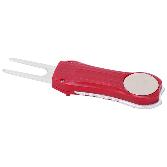 Pitchfork, Fourche Pliable Légère Rétractable Pratique pour Arrière-Cour pour Extérieur Rouge