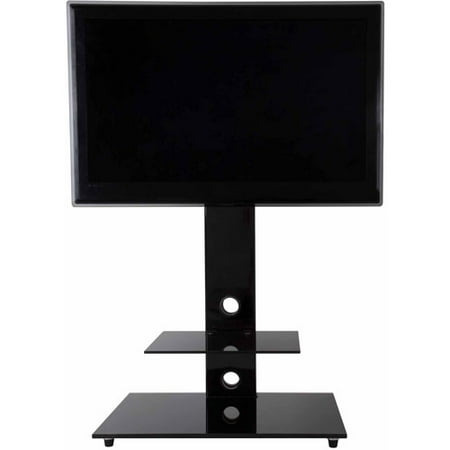 AVF Lesina Black Floor Stand with Mount for TVs 32-55"