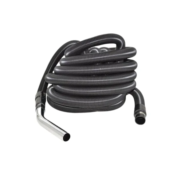 Replacement Part For Central Vac Vacuum Cleaner Crush Proof Black Hose 35Ft # 06-1108-94