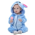 thumbnail image 4 of Ropa para bebé recién nacido, mono con capucha con dibujos de animales de punto, pijamas de invierno para bebé, monos, ropa de dormir para niños, pijamas para bebé recién nacido, 4 of 5