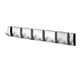 thumbnail image 1 of Moyic Colgador de puerta plegable con 6 ganchos, gancho de almacenamiento reutilizable sin perforaciones, soporte para albornoz de toalla de baño para Almacenamiento y organización del hogar Plata Moyic HA063591-04B, 1 of 6