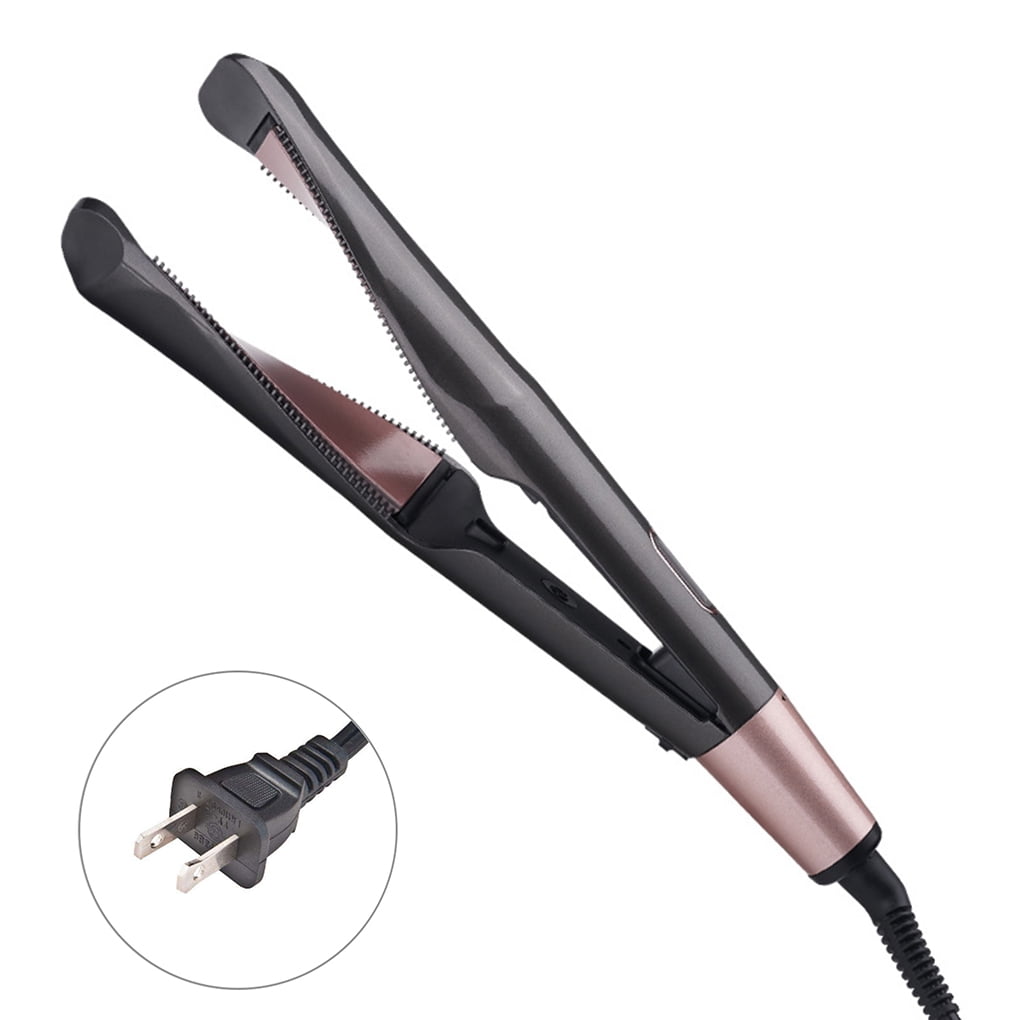 plugged in spiral curling iron