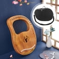 thumbnail image 3 of WRITWAA Black Canvas Lyre Harp Bag 1Set For Storing And Protecting Musical Instruments, 3 of 8
