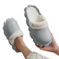 thumbnail image 5 of Vedolay House Slippers Casual Slippers Winter Soft Fuzzy Slippers Shoes Indoor Grey,45, 5 of 5