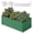 Green, variant on Uforic 6x3x2 ft Galvanized Raised Garden Bed Kit, Cream Metal Planter Box with Gloves, Ground Nails & Support Rod, Outdoor Above Ground Planter for Vegetables, Flowers, Plants