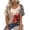 Multicolor PA275, variant on Zeagoo Womens Summer Top Casual V Neck Short Sleeve Floral Tee Shirts Ladies Tunic Tops for Legging