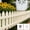 White, variant on UALSRZL Garden Fence Panels, White Plastic Landscape Edgings with Stakes, Mini Decorative Garden Fencing Borders for Flower Beds, Lawn, Yard - 8"H