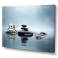 thumbnail image 2 of Designart "Heart Trees Horizon Blue Landscape II" Landscapes Wall Art - Country Blue Tree Living Room Canvas Art, 2 of 4
