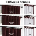 thumbnail image 5 of Half Price Drapes Signature Burgundy Velvet Blackout Curtains For Bedrooms (1 Panel), 50WX 108L, 5 of 11