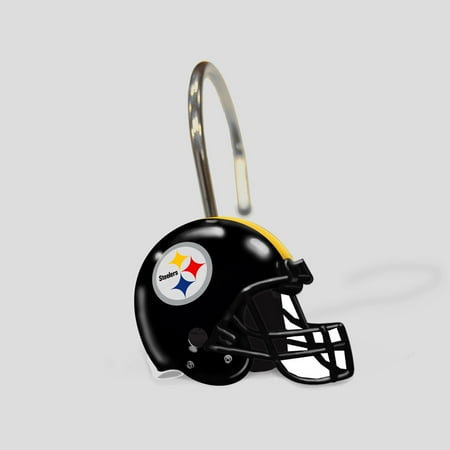 NFL Pittsburgh Steelers Shower Curtain Rings - Walmart.com