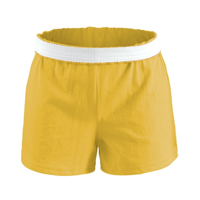 Soffe Juniors' Authentic Cheer Short, Light Gold, Large (1-Pack)