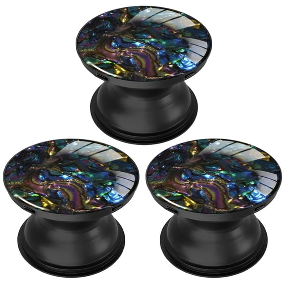 3 Pack Cell Phone Grip Stand with Expandable Kickstand (Not for Popsockets) - Colorful Twinkle