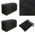 thumbnail image 2 of Duety Outdoor Heavy Duty Rattan Furniture Cushions Waterproof Cover Garden Storage Bag, 2 of 2