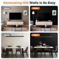 thumbnail image 4 of Paneles de pared Circloophs 20 piezas ladrillo negro 3D de espuma, 4 of 9