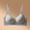Gray, variant on Women' s Solid Color Lift-and-Shape Wirefree Bra Seamless, Breathable Everyday Lingerie with Gentle Support and Smooth Folding Design Size L