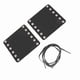 thumbnail image 5 of Fundas de cuero para manillar de motocicleta, accesorios de modificación (negros), 5 of 14