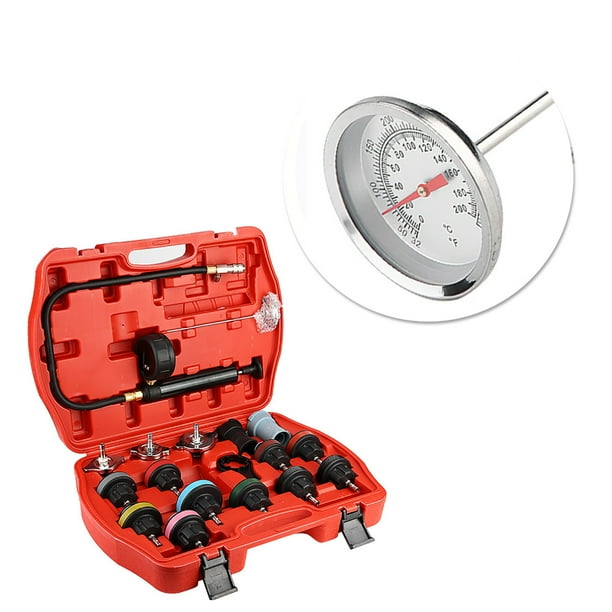 Coolant Pressure Tester Kit, Cooling System Pressure Test And Refill