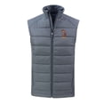 thumbnail image 2 of Men's Cutter & Buck  Gray Minnesota Golden Gophers Vault Evoke Hybrid Eco Softshell Recycled Full-Zip Vest, 2 of 3