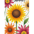 thumbnail image 4 of Floral Design Summer Banner Colorful Sunflowers Hello Text for Outdoor Decor Garden Party Seasonal Celebration, 4 of 8