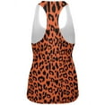 thumbnail image 2 of Orange Cheetah Print All Over Womens Work Out Tank Top - X-Large, 2 of 2