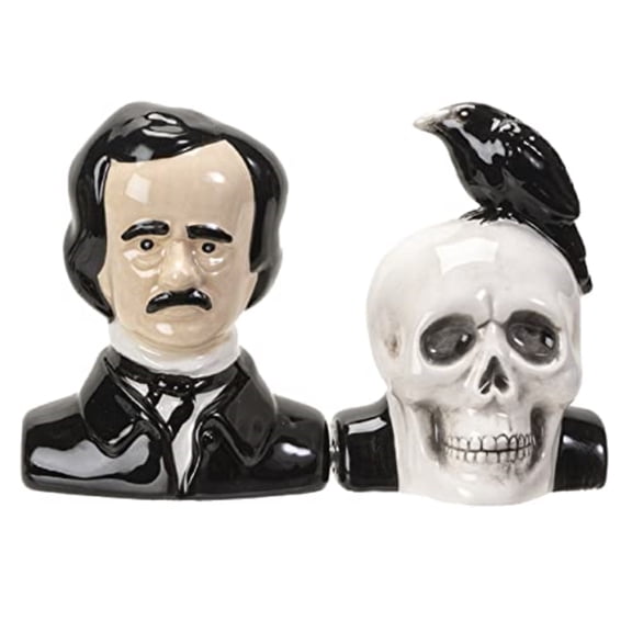Pacific Trading Edgar Allen Poe Salt & Pepper Shaker