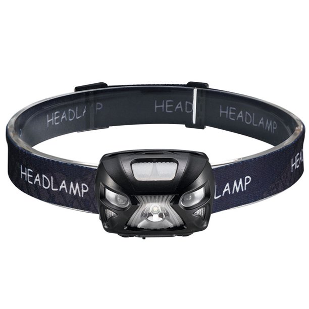 Greeniant Envío Directo, linterna frontal led recargable, linterna para pesca, linterna para caza Escalada negro